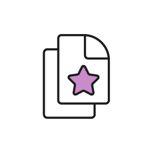 Icon of a document to representing new AI guidance