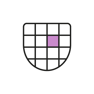 Icon representing a calendar