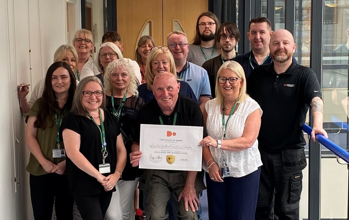 Gold level 1 team photo