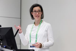 Claire Ross, CHI Programme Manager speaking at Health & Social Care Conference